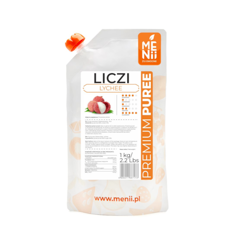 MENII PREMIUM PUREE LICZI 1kg/5