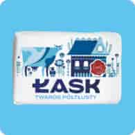 ŁASK TWARÓG PÓŁTŁUSTY KRAJANKA ok 400g pergamin