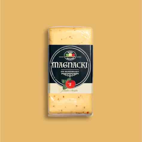 ŁASK SER MAGNACKI POMIDOR BAZYLIA ok.2kg blok