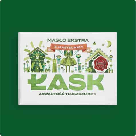 ŁASK MASŁO EXTRA 82% 200g/50