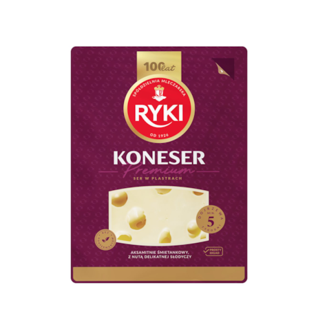 RYKI SER KONESER PLASTRY 135g/10