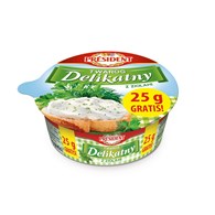 PRESIDENT TWARÓG DELIKATNY Z ZIOŁAMI 150g+25g/12