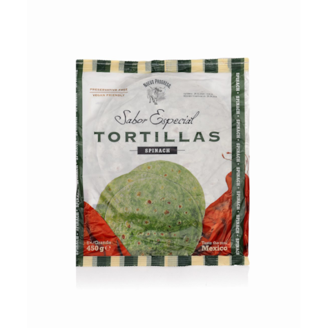 Q TORTILLA PSZENNA ZE SZPINAKIEM 25cm (10)