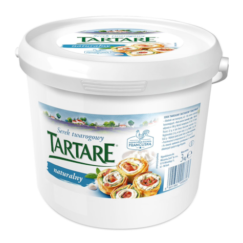 TARTARE SEREK TWAROGOWY NATURALNY 3kg