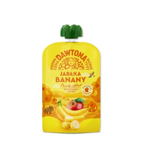 DAWTONA MUS JABŁKO-BANAN 100g/12