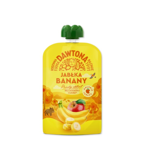 DAWTONA MUS JABŁKO-BANAN 100g/12