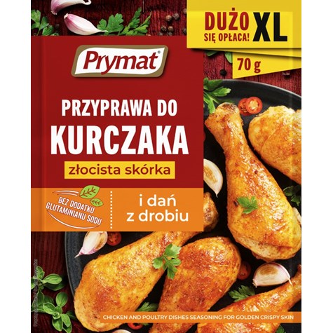 PRYMAT PRZYPR. DO KURCZAKA ZŁOCISTA SKÓRKA 70g/18