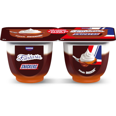DANONE FANTASIA SNICKERS 2x90g/10