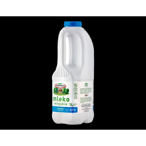 PIĄTNICA MLEKO but. 1L 2% (6) wiejskie