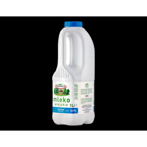 PIĄTNICA MLEKO but. 1L 2% (6) wiejskie