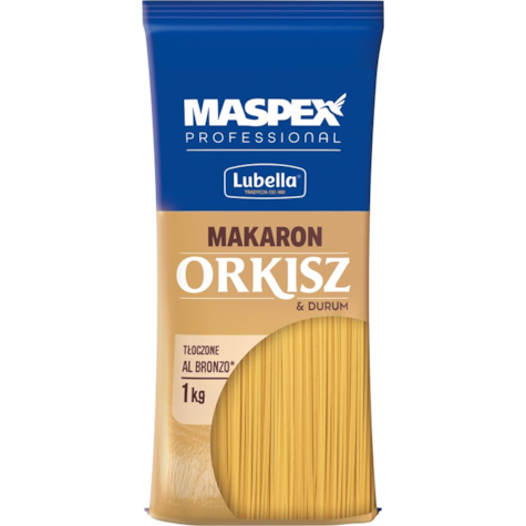 LUBELLA MAKARON 1kg SPAGHETTI (12) Z ORKISZEM