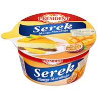 PRESIDENT SEREK DELIKATNY MANGO MARACUJA 400g/6