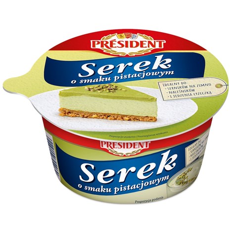 PRESIDENT SEREK DELIKATNY PISTACJA 400g/6