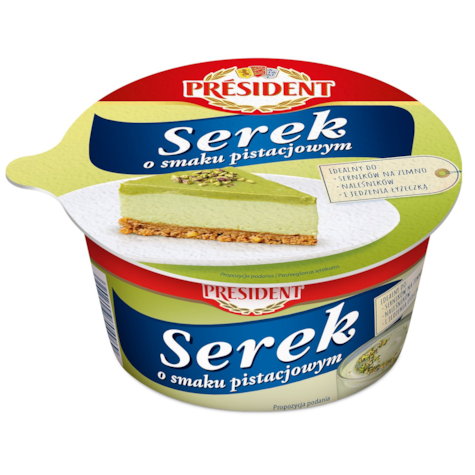 PRESIDENT SEREK DELIKATNY PISTACJA 400g/6
