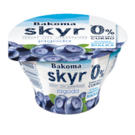 BAKOMA JOGURT SKYR 0% JAGODA 150g/12