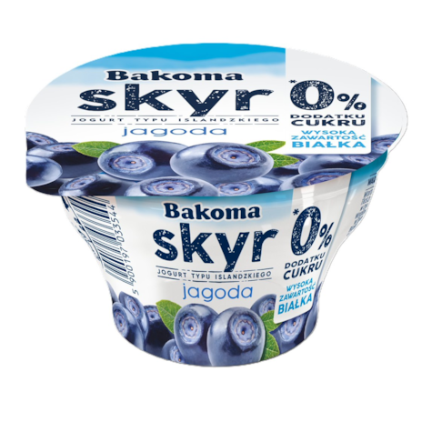 BAKOMA JOGURT SKYR 0% JAGODA 150g/12
