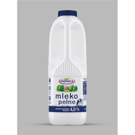 PIĄTNICA MLEKO but. 1L 4% (6) PEŁNE