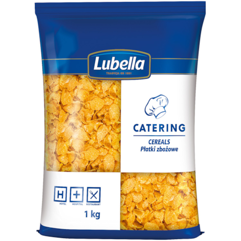 LUBELLA PŁATKI CORN FLAKES 1kg/5 kukurydziane