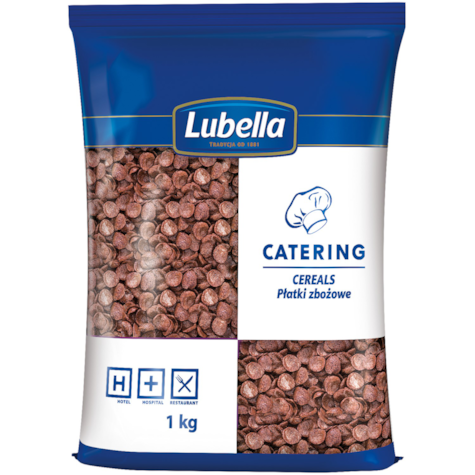 LUBELLA PŁATKI MUSZELKI CZEKOLADOWE 1kg/5szt