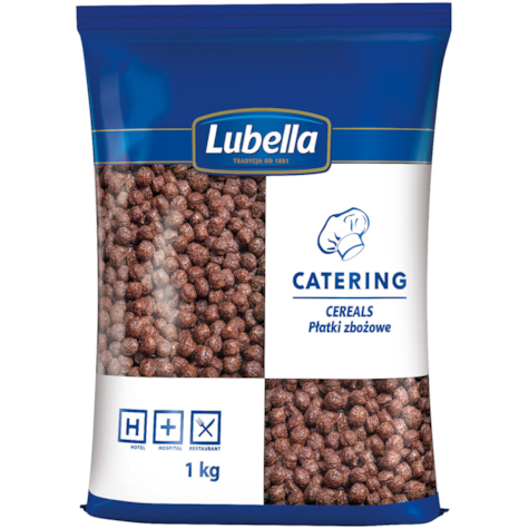 LUBELLA PŁATKI KULECZKI CZEKOLADOWE 1kg/5