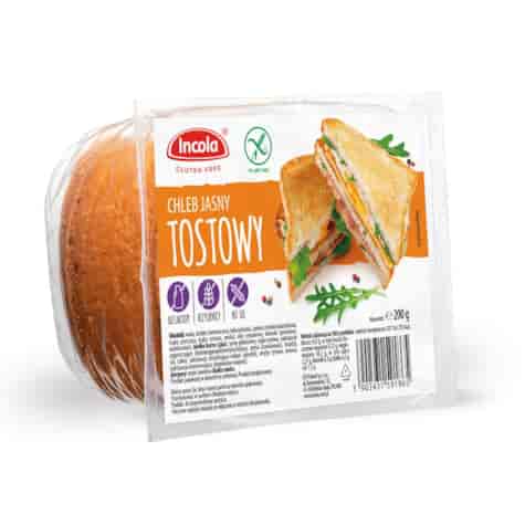 INCOLA CHLEB TOSTOWY JASNY 200g/8 BEZGLUTENOWY