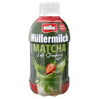 MULLER MILK SPECJAL MATCHA STRAWBERRY 400g/12