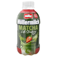 MULLER MILK SPECJAL MATCHA STRAWBERRY 400g/12