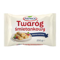 PIĄTNICA TWARÓG MIELONY ŚMIETANKOWY KOSTKA 250g/8