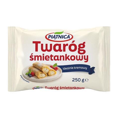 PIĄTNICA TWARÓG MIELONY ŚMIETANKOWY KOSTKA 250g/8