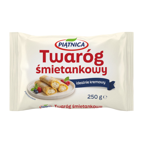 PIĄTNICA TWARÓG MIELONY ŚMIETANKOWY KOSTKA 250g/8