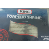 R. KREWETKA TORPEDO PANIEROWANA 26/30 800g/10