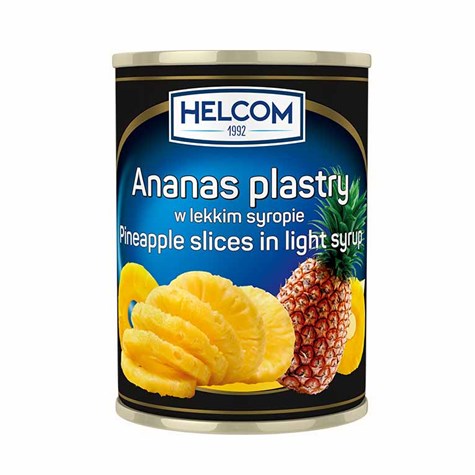 GREEK ANANAS PLASTRY 580g/340g (24) Helcom