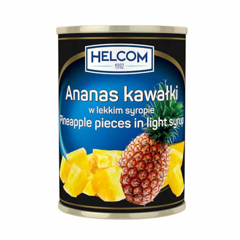 GREEK ANANAS KOSTKA 3050g/1840g (6) Helcom