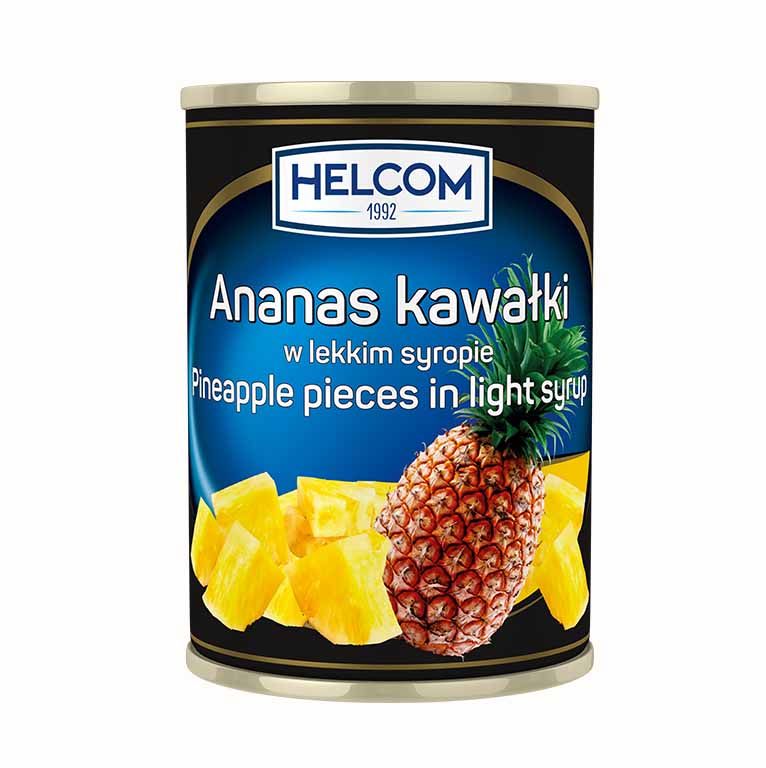 GREEK ANANAS KOSTKA 3050g/1840g (6) Helcom