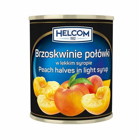 GREEK BRZOSKWINIE POŁÓWKA 2600g/1500g HELCOM