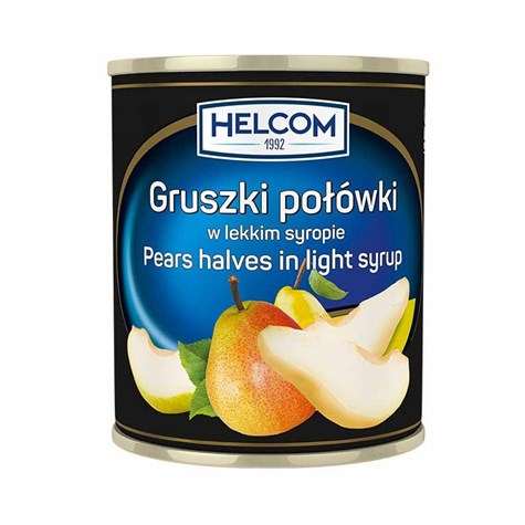 GREEK GRUSZKA POŁÓWKI 850g/460g (12) HELCOM