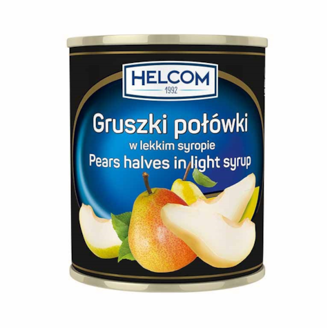 GREEK GRUSZKA POŁÓWKI 850g/460g (12) HELCOM