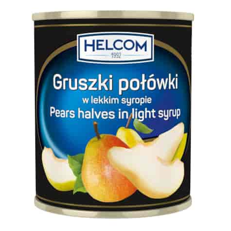 GREEK GRUSZKA POŁÓWKI 3100g/1800g (6) HELCOM
