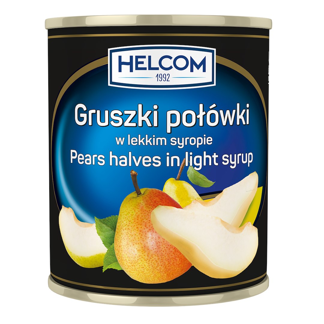 GREEK GRUSZKA POŁÓWKI 3100g/1800g (6) HELCOM