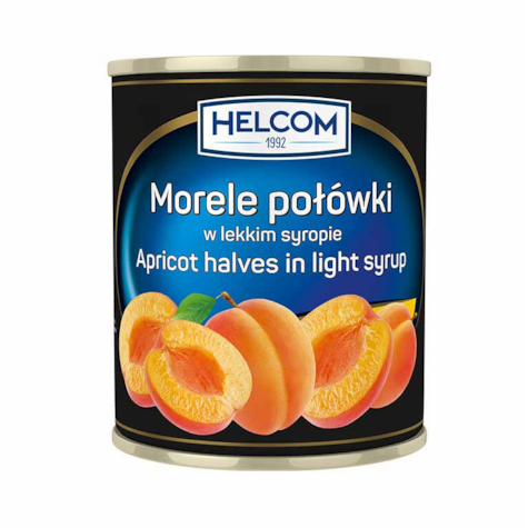 GREEK MORELA POŁÓWKI 2600g/1500g (6) Helcom