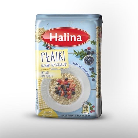 HALINA PŁATKI OWSIANE BŁYSKAWICZNE 0,4kg/10