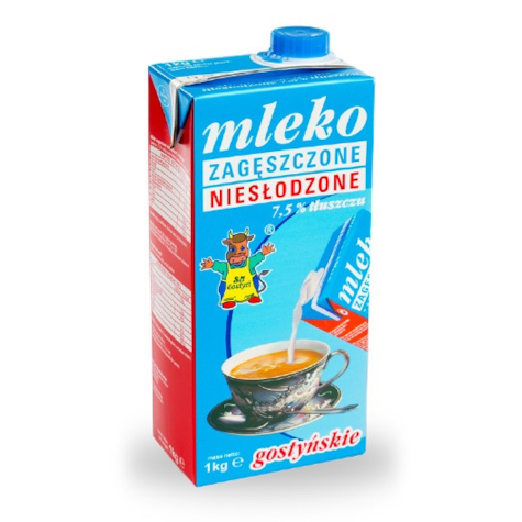 GOSTYŃ MLEKO ZAGĘSZCZ 1L (12)