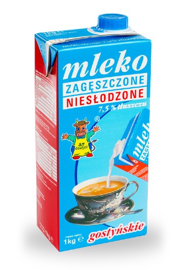 GOSTYŃ MLEKO ZAGĘSZCZ 1L (12)