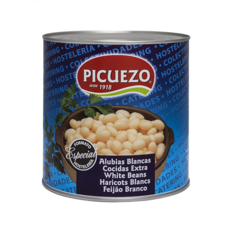 GREEK FASOLA BIAŁA CANNELLINI 2700g/1600g PICUEZO