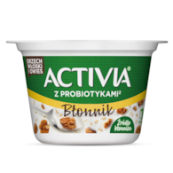 DANONE ACTIVIA ORZECH WŁOSKI OWIES 165g/12