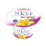 PIĄTNICA JOGURT 150g SKYR WANILIA BEZ LAKTOZY (12)