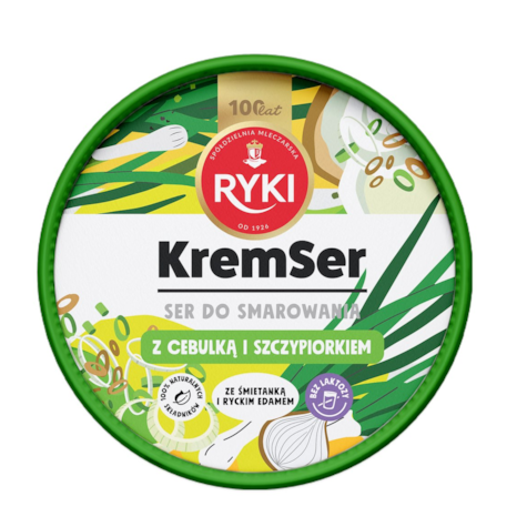RYKI KREMSER Z CEBULKĄ I SZCZYPIORKIEM 135g/8