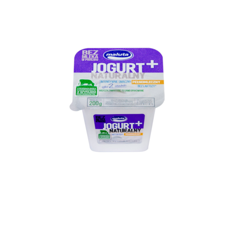 MALUTA JOGURT NATURALNY B / LAK p-mleczny 200g/12