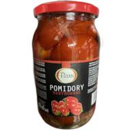 GREEK POMIDORY MARYNOWANE CAŁE 850g/480g (8) BARRI