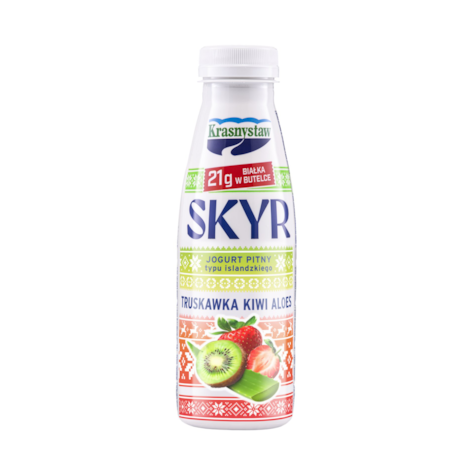 KRASNYSTAW SKYR TRUSKAWKA KIWI ALOES 330g/6
